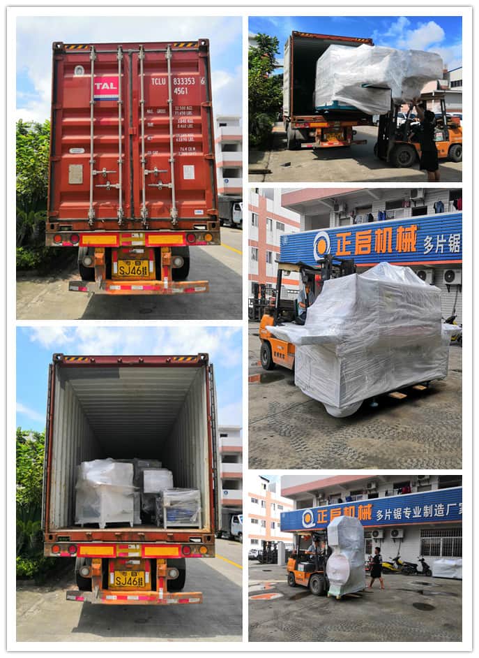 2019年7月發(fā)往厄瓜多爾--ZQ400型原木多片鋸、ZQ200型方木多