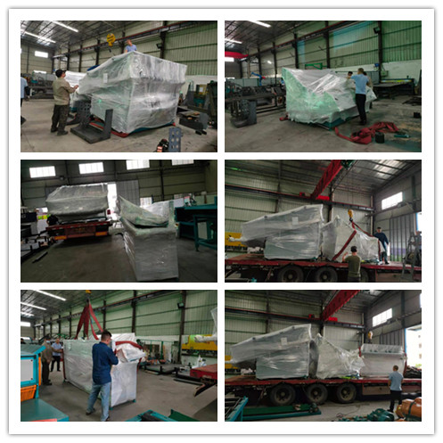 2021年8月9日發(fā)往山西省運(yùn)城市-ZQ350型圓木多片斷料鋸、放料