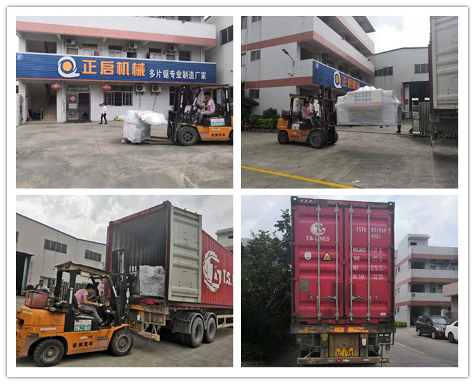 2019年8月發(fā)往越南--ZQ100型方木多片鋸、ZQ40清邊機(jī)、手動(dòng)磨