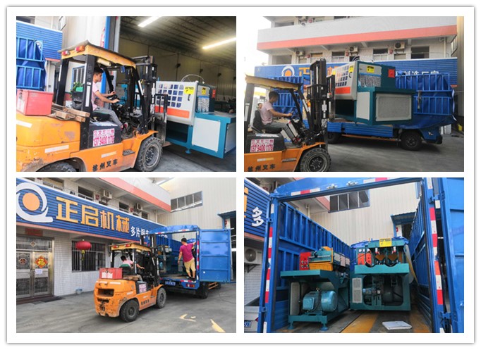 2018年7月發(fā)往廣東順德--雙排鏈原木多片鋸、簡易方木多片鋸