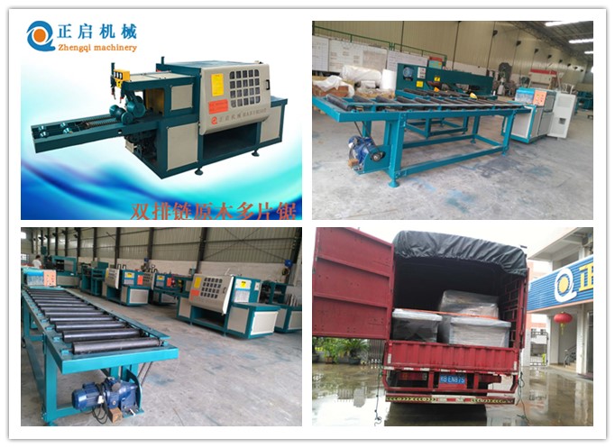 2018年6月發(fā)往韶關(guān)--雙排鏈原木多片鋸、進(jìn)料架、出料架