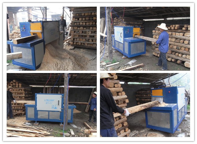 湖南岳陽(yáng)平江-原木多片鋸工作圖