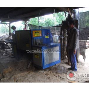 山西省-長治市-長子縣-鋸9-25圓木機(jī)加工現(xiàn)場